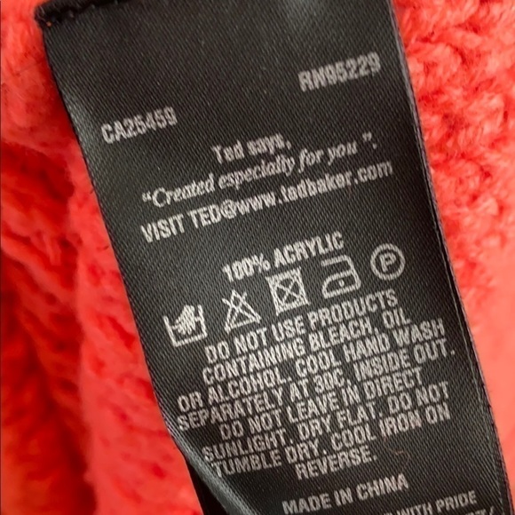 Ted Baker coral bow back sweater - Picture 7 of 7